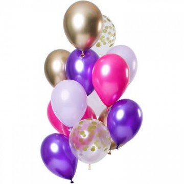Ballonnen purple posh
