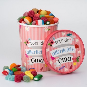 Candy bucket allerliefste oma