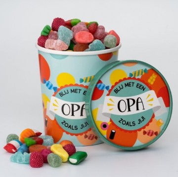 Candy bucket opa zoals jij