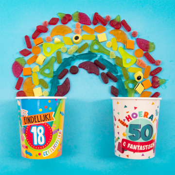 Candy buckets voorpagina