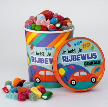Candybucket rijbewijssfeer