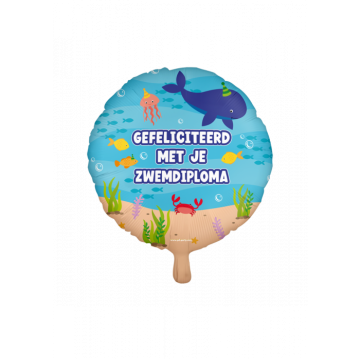 Foilballoons zwemdiploma