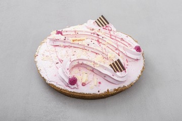 Framboos cheesecake vlaai17453471709947