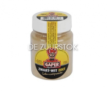 Gaper zoete zwart wit