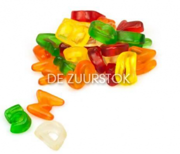 Haribo cijfer en letters