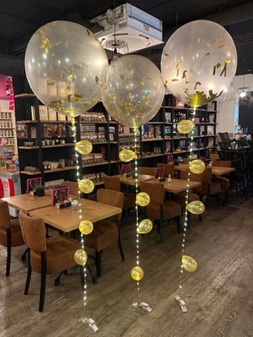 Helium ballon met lampjes