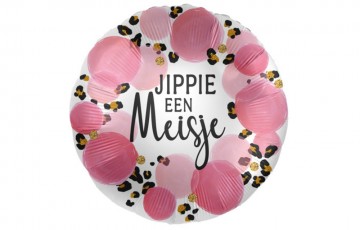 Jippie een meisje jungle roze 18 45cm 2 stuks