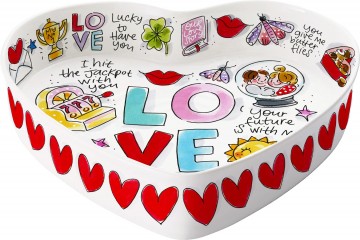 Love heart bowl