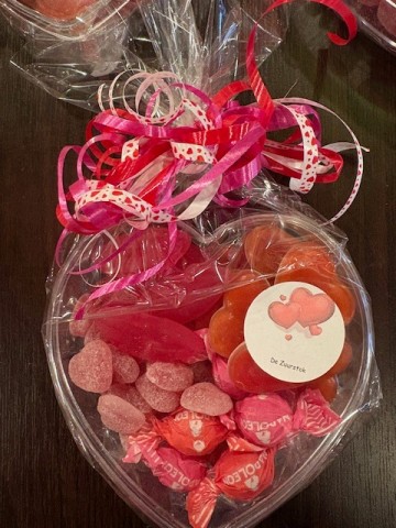 Valentijn hartje snoep