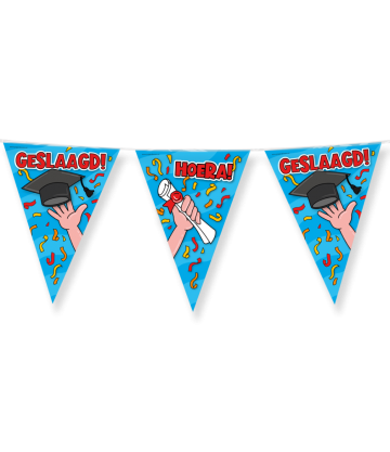 Vlaggenlijn geslaagd